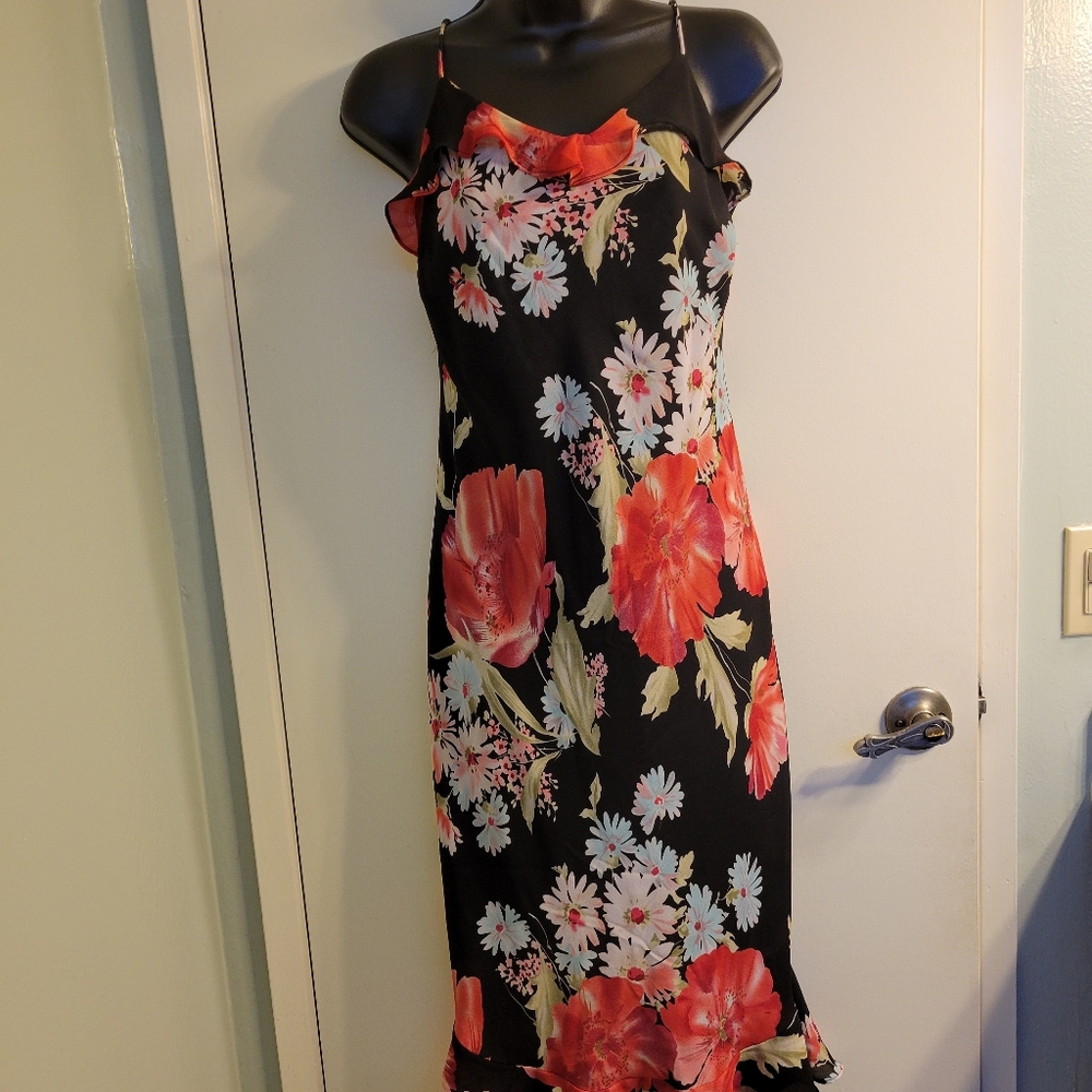 Barcellini Floral Print Dress